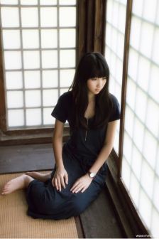 清纯美女的日本风情画，恬静的生活